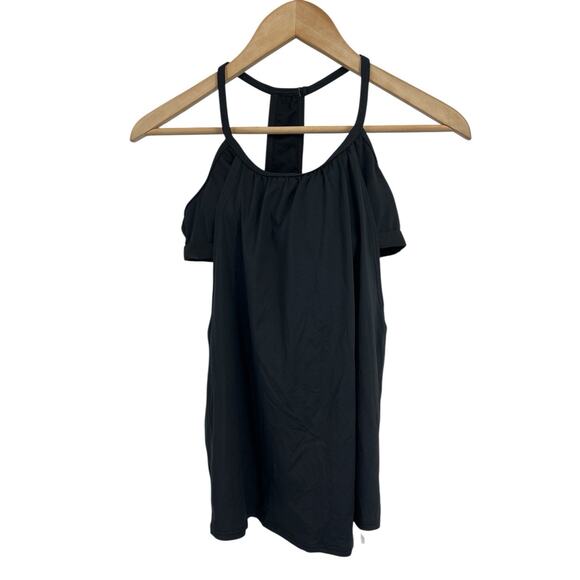 TYR Black 2 In 1 Tank Sports Bra XS NWT - Picture 1 of 5